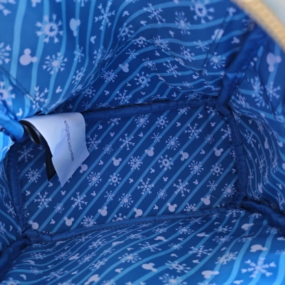 Loungefly Snowglobe Mickey and Minnie mini backpack - Picture 3 of 5